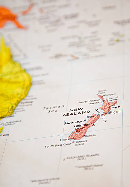 istock Map of New Zealand 185008414