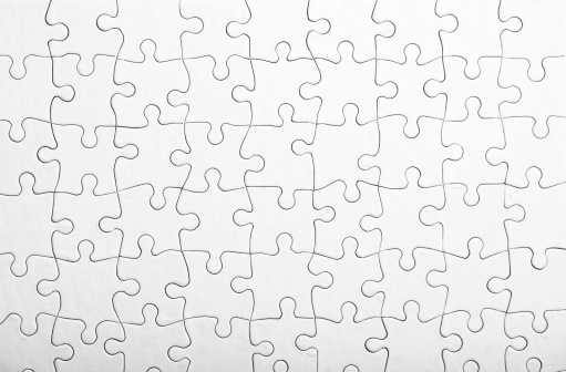 Background of a blank puzzle.