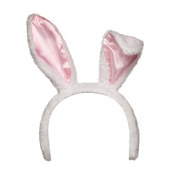 oreilles de costume de lapin - oreilles de lapin photos et images de collection