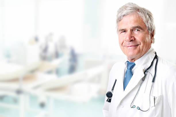 istock Smiling doctor in the hospital 185009166