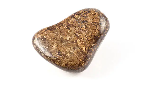 Photo collection of half-precious stones and gem stones. Here shown: Bronzite. You can be sure that this photos showing exactly the stone in the title. Stones are from a collection of a Stone Expert. This stones can be used as healing stones or jewellery.