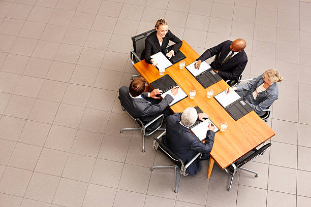 istock Business People at a Conference Table 185009905