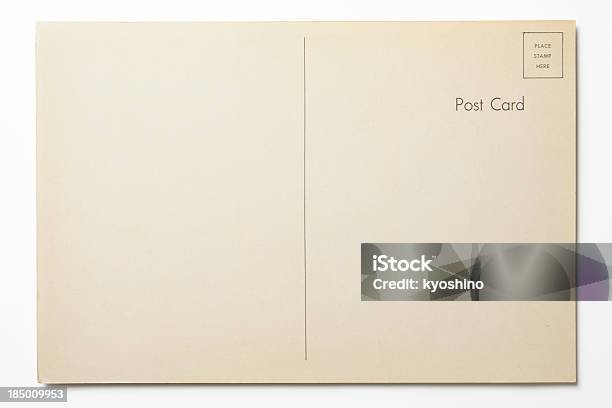 絶縁ショットのヴィンテージアンティークポストカードの背景に白色 - 葉書のストックフォトや画像を多数ご用意 - 葉書, レトロ調, 古風