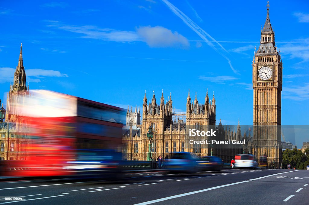 De tráfego na Ponte de Westminster - Royalty-free Ao Ar Livre Foto de stock