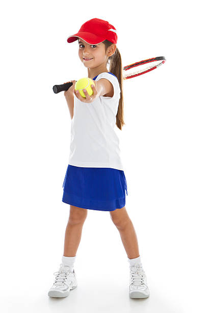 préparer pour servir - tennis ball indoors sport photos et images de collection