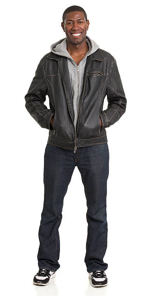 istock Smiling Man Full Length Portrait 185010499