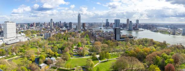 istock Panoramic view of Rotterdam, Netherlands 1850105208