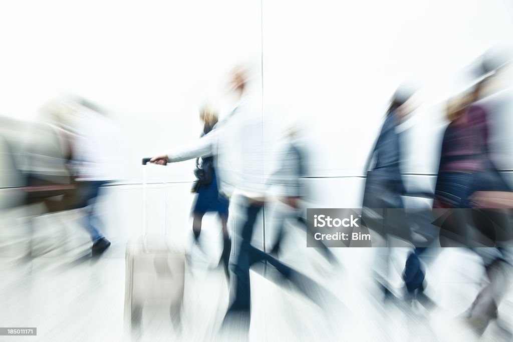 People Rushing Keyboard Crowd Of People Rushing White Background High Key Blurred Motion Stock ...