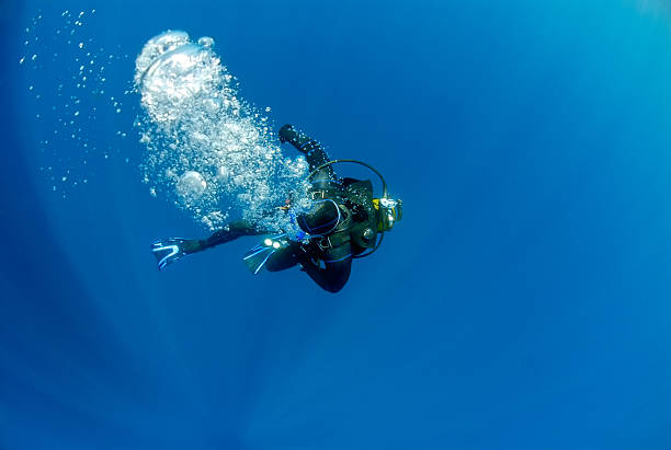 istock Breathing under the sea 185011419