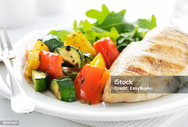 Gesundes Essen Stockfoto und mehr Bilder von Gegrilltes Huhn - Gegrilltes Huhn, Gegrillt, Huhn - Geflügelfleisch