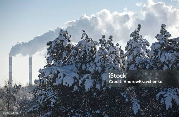 Environmental Contamination Stock Photo - Download Image Now - Blue, Chimney, Climate