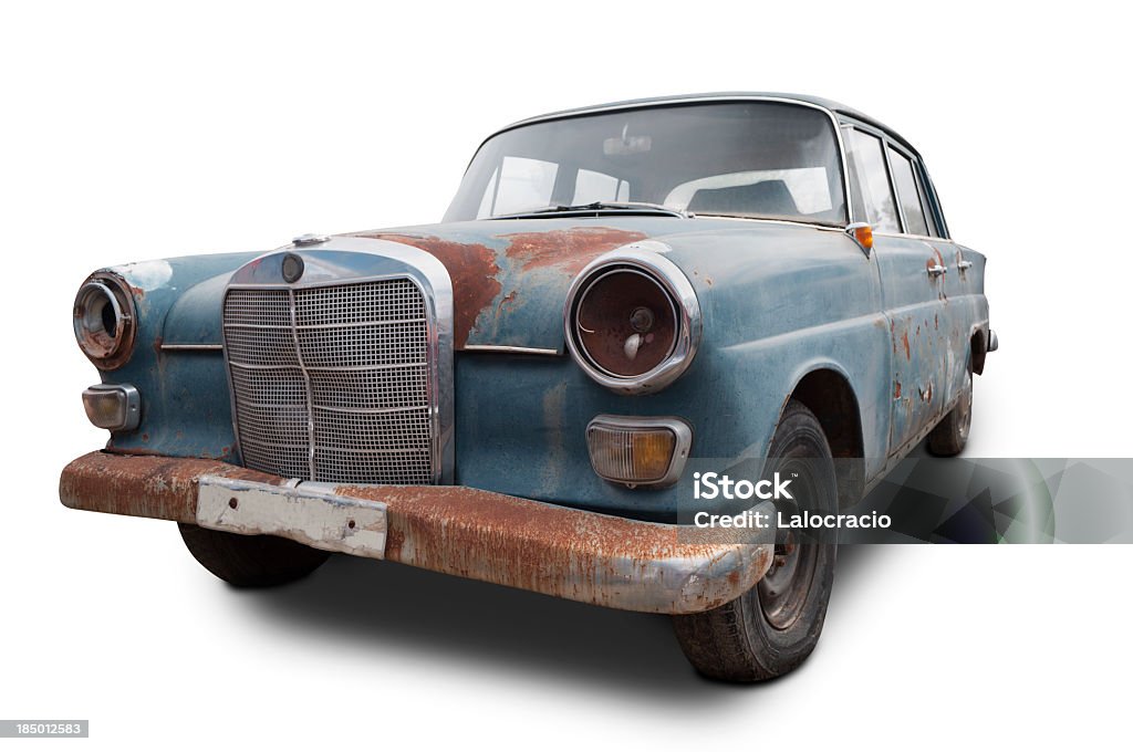 Mercedes Benz oxidierten - Lizenzfrei Auto Stock-Foto