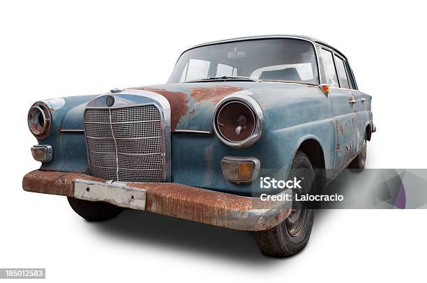 Mercedes Benz Oxidized Stock Photo - Download Image Now - Car, Rusty, Old
