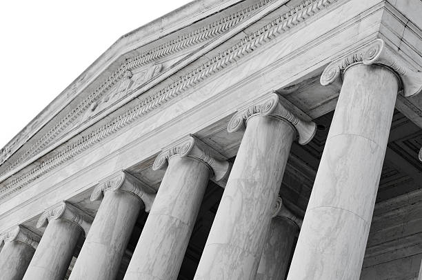 istock Jefferson Memorial facade in Washington, DC. 185013411