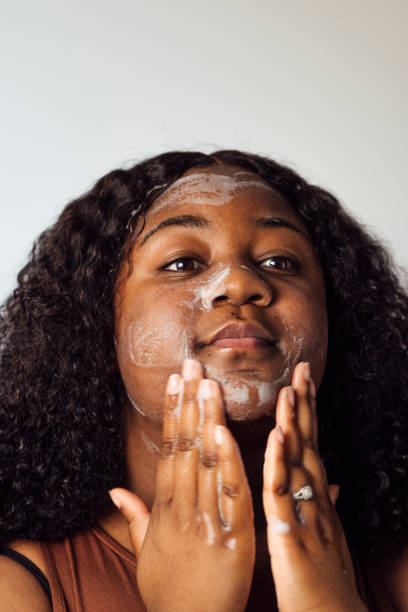 istock Self Care Facial Scrub 1850144767