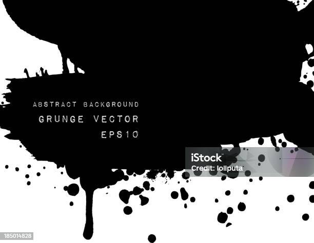 Vetores de De Fundo Vector Grunge e mais imagens de Abstrato - Abstrato, Bolha - Forma, Borrifo