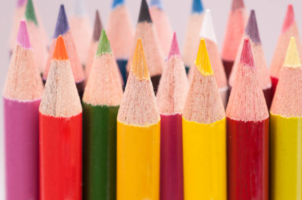 Colored Pencils stock photo