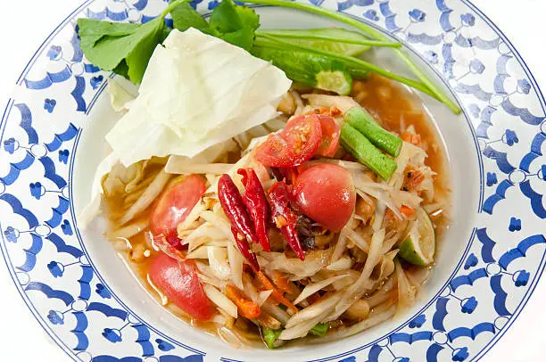 Photo of Green papaya salad