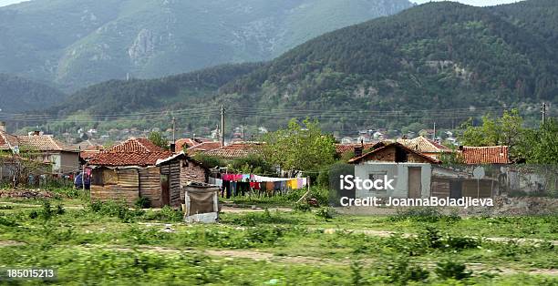 Illegal Settlement Of Ethnic Gypsies Romani Population Stock Photo - Download Image Now