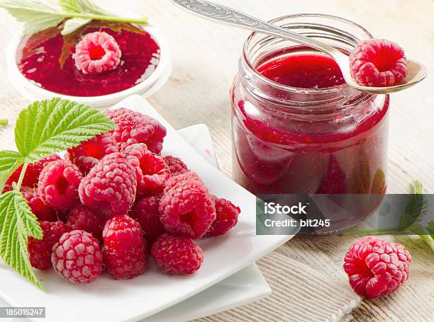 Fresh Raspberries Stock Photo - Download Image Now - Close-up, Dessert - Sweet Food, Food