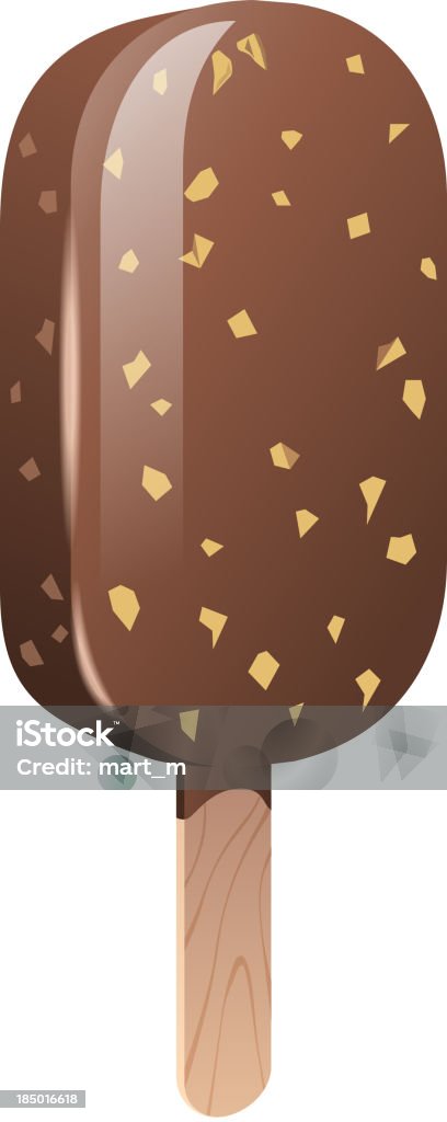 Schokolade-ice - Lizenzfrei Braun Vektorgrafik