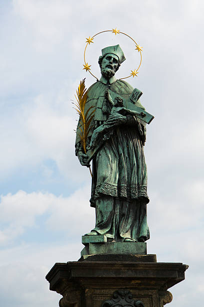 istock St. John of Nepomuk Statue in Prague 185018115