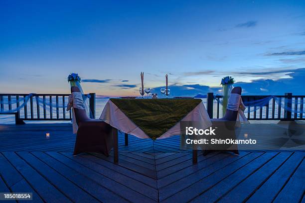 Resort De Casamento - Fotografias de stock e mais imagens de Anoitecer - Anoitecer, Ao Ar Livre, Azul