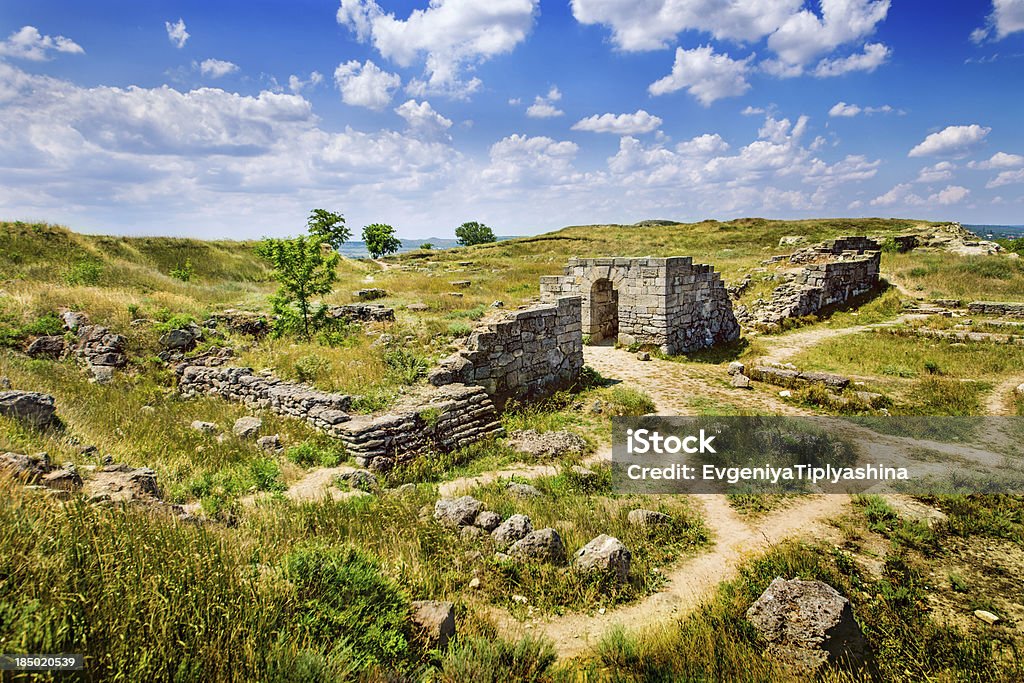Panticapaeum ruínas antigas de Kerch - Foto de stock de Querche - Crimeia royalty-free