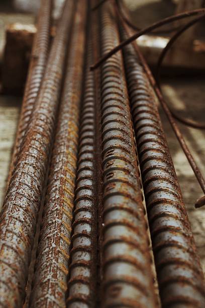 istock Close up steel rod 185022266