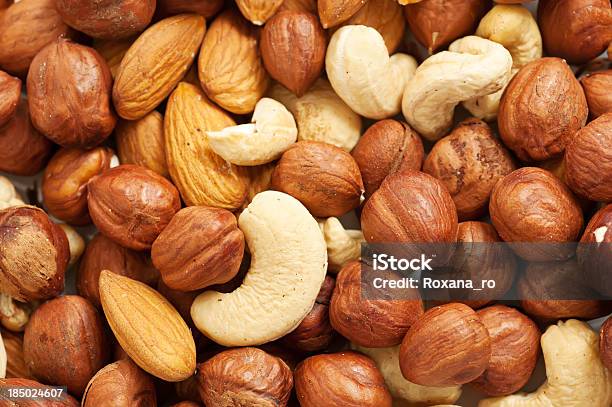 Nuts Background Stock Photo - Download Image Now - Backgrounds, Brazil, Brown