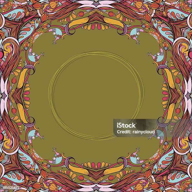 Autumncircle Stock Vektor Art und mehr Bilder von Verziert - Verziert, Abstrakt, Balkengerüst