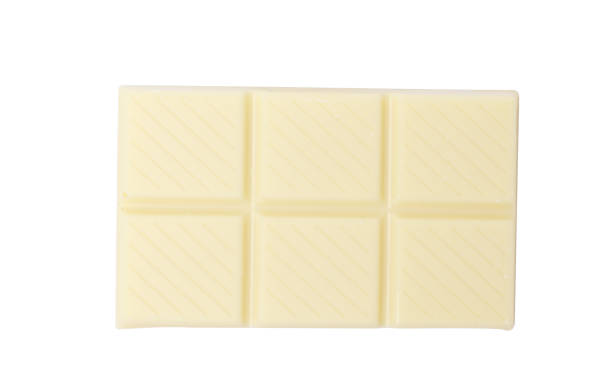 istock White chocolate bar isolated on a white background. 1850258476