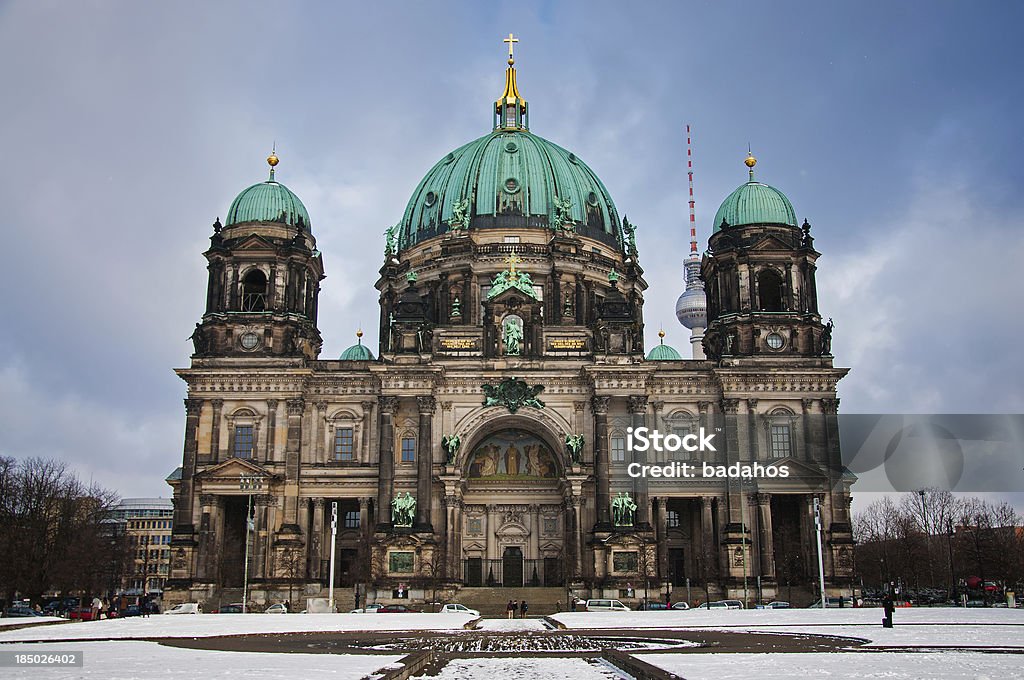 Berlin Cathedral Berlin Dom in winter day Architectural Dome Stock Photo