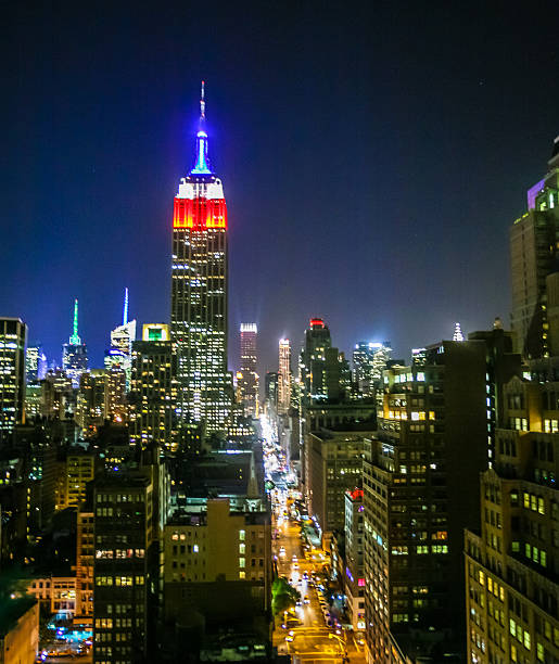 istock Night lights of the city 185028172