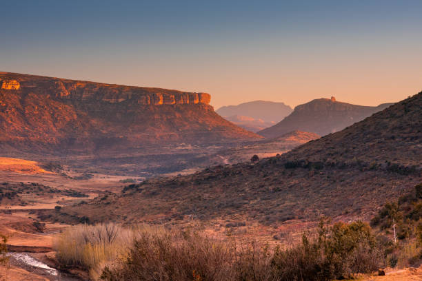 istock Valleys and hills in the Drakensberg, Lesotho 1850288071
