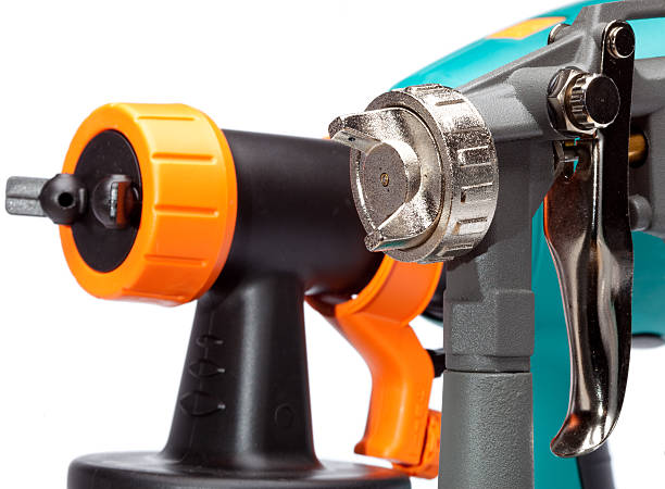 istock The tool for  painting of surfaces - spray gun electrical 185028988