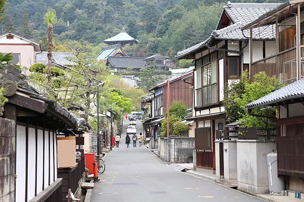 Japan - island Miyajima in Hatsukaichi (Hiroshima prefecture, region Chugoku).