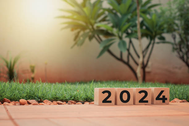 istock 2024 New Year Blocs on Garden 1850320152