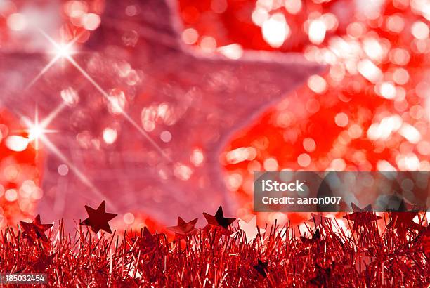 Sfondo Di Natale - Fotografie stock e altre immagini di A forma di stella - A forma di stella, Cartolina di auguri, Close-up