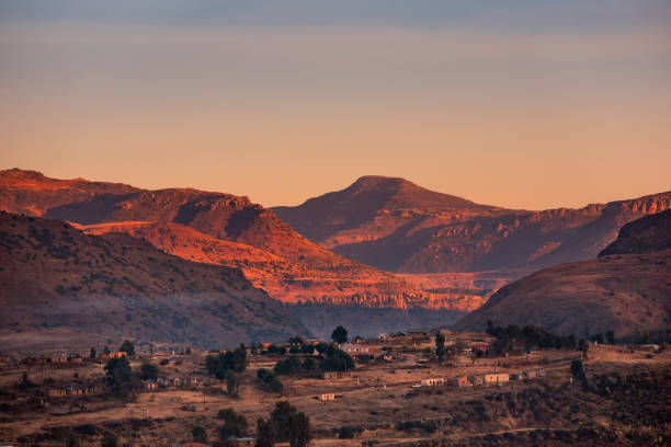 Dilli Dilli is a remote village in Lesotho, surrounded by mountains