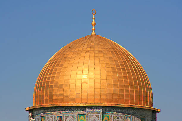 View of the Temple Mount, also known as Haram al-Sharif, al-Aqsa Mosque compound or simply al-Aqsa, which is a hill in the Old City of Jerusalem that has been venerated as a holy site in Judaism, Christianity, and Islam for thousands of years.
