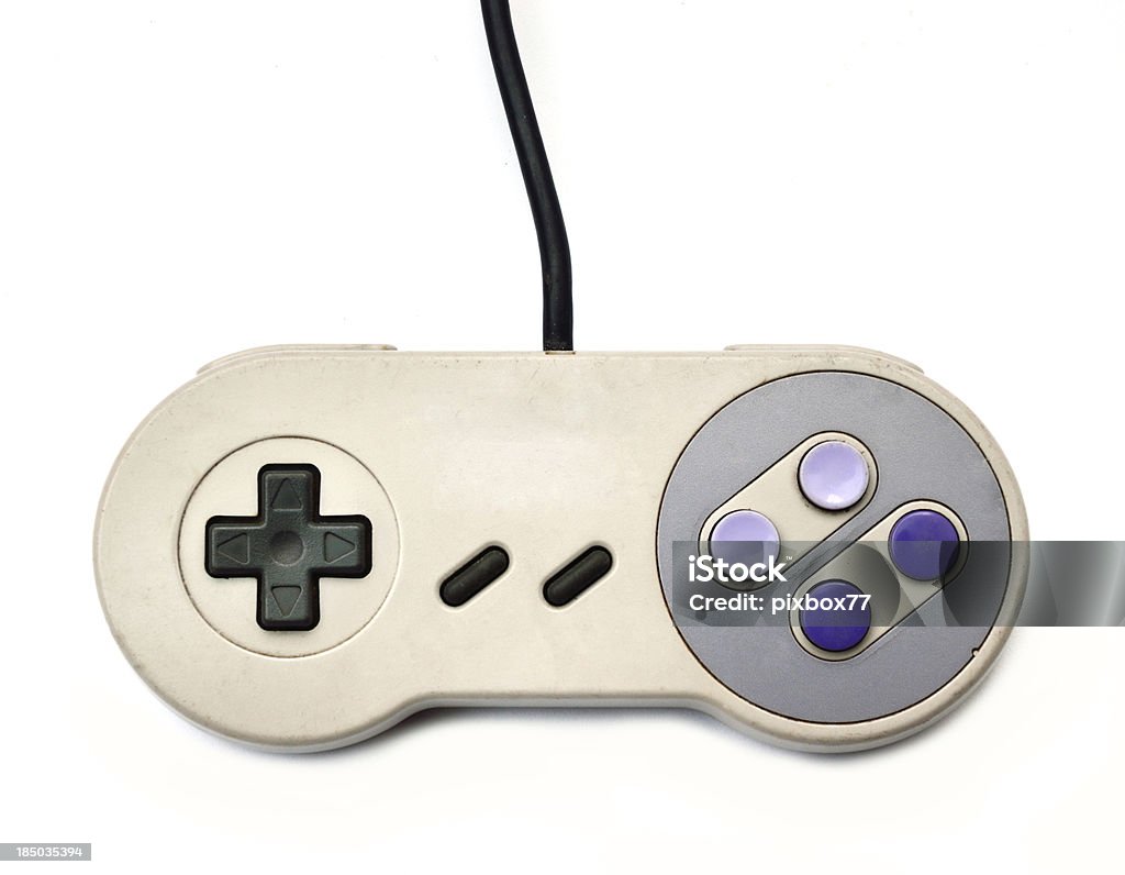 Video game controller Video game controller isolated on white background Video Game Stock Photo