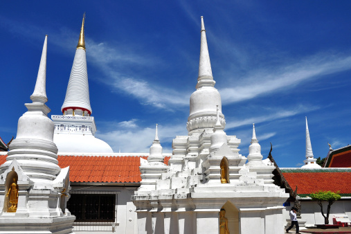 Buddhist temple in Nakornsi Thammarat , south of Thailand