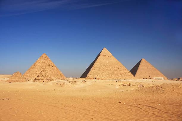 istock Pyramids of Giza, Cairo 185037403