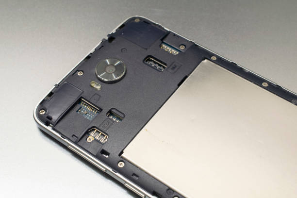 istock lithium-ion cell. flat battery from the phone 1850392260