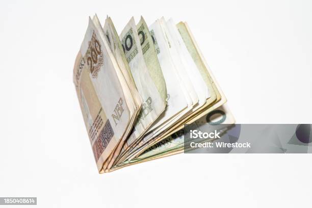 Cash Stack Front Money Stack Showing Currency In Its Front Page On A White Table Stock ...