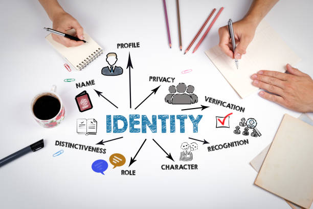 istock Identity Concept. The meeting at the white office table 1850410896