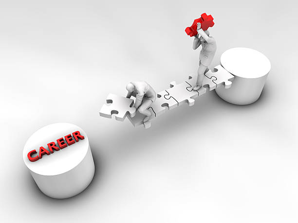 istock Puzzle Bridge to Career 185041722