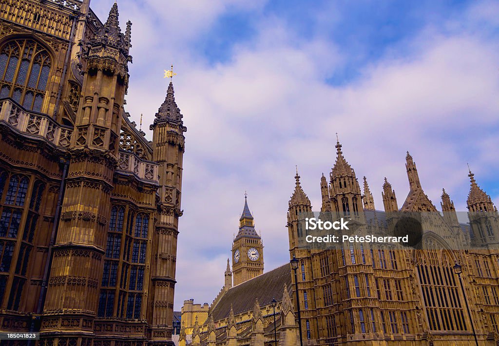 Edifici di Westminster e il Big Ben - Foto stock royalty-free di Abbazia