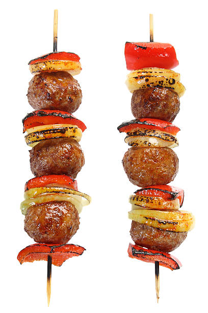 istock Skewers made of minced meat 185042941